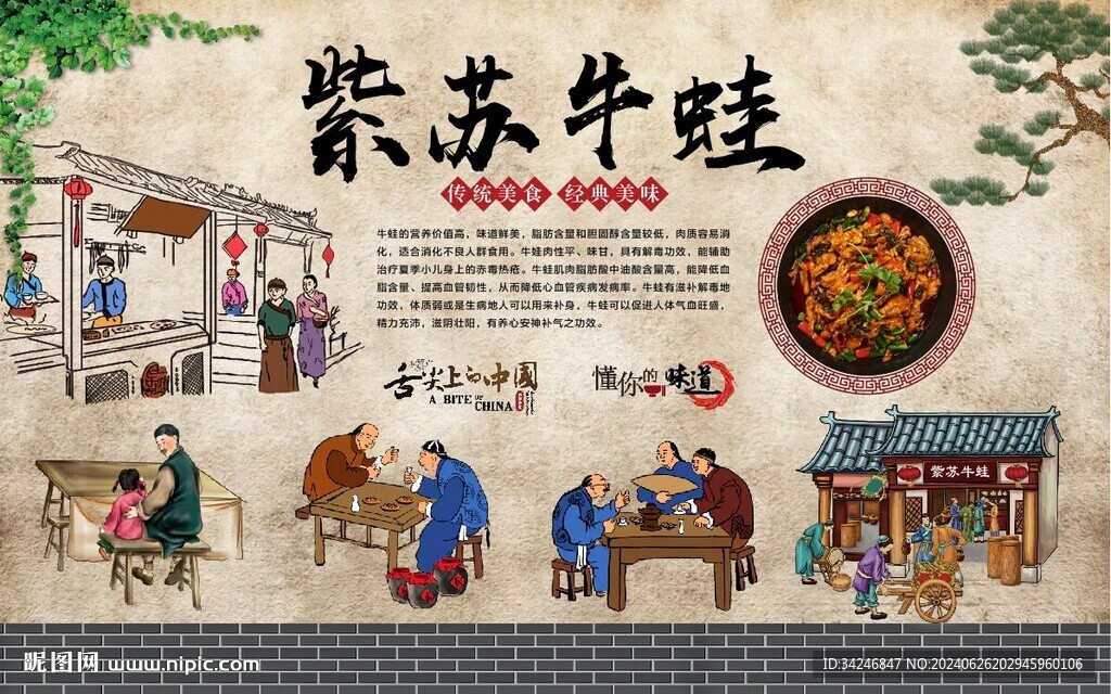 紫苏牛蛙