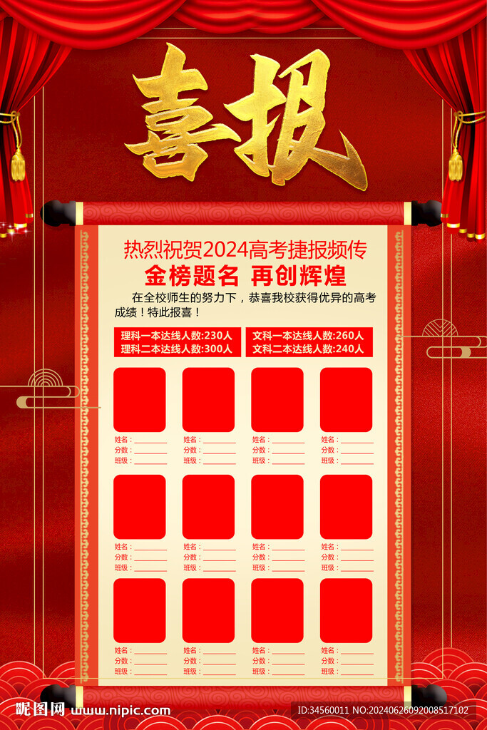 高考喜报