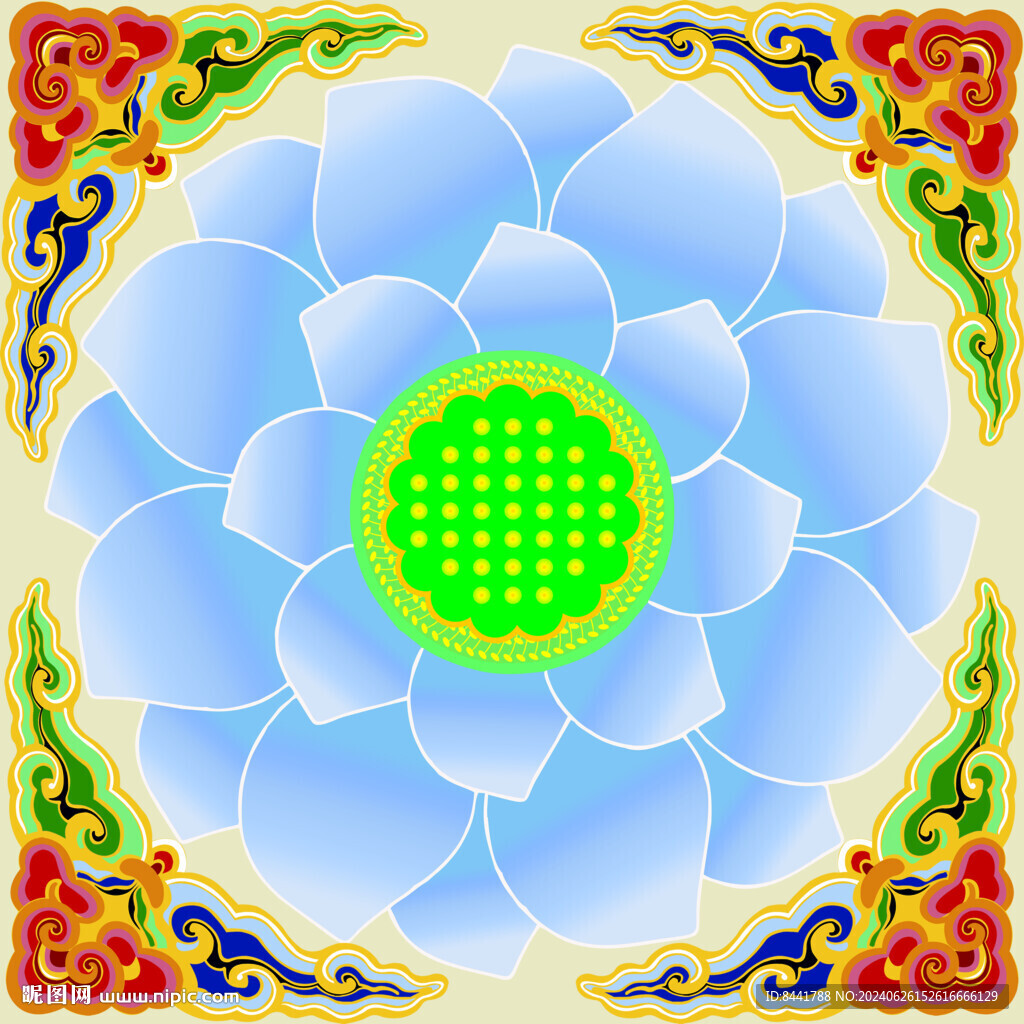 莲花吊顶