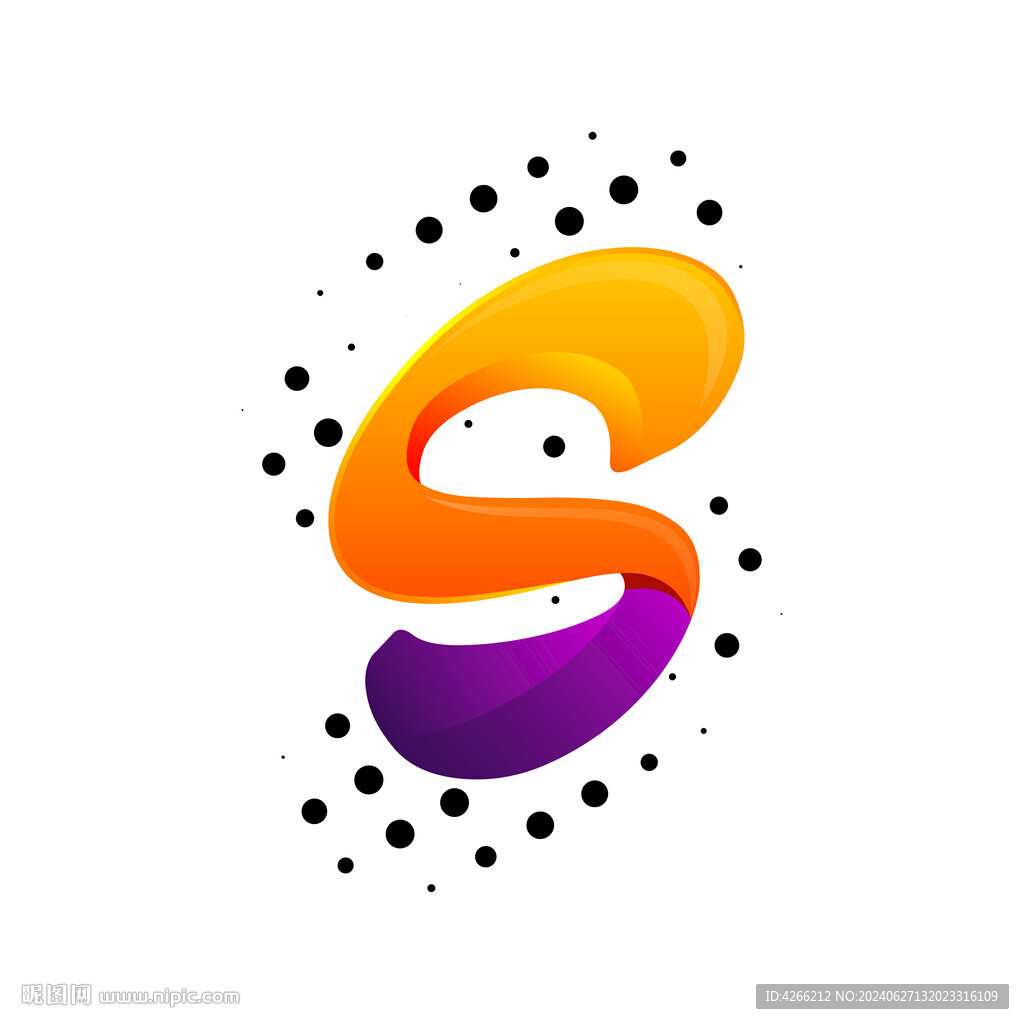 S字母 S彩色