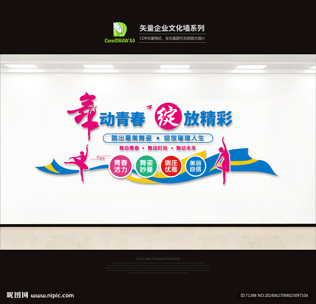 舞蹈文化墙