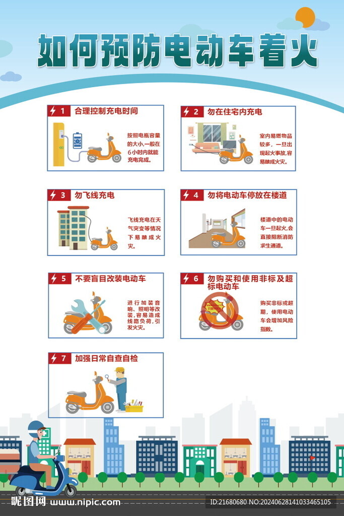 如何预防电动车着火