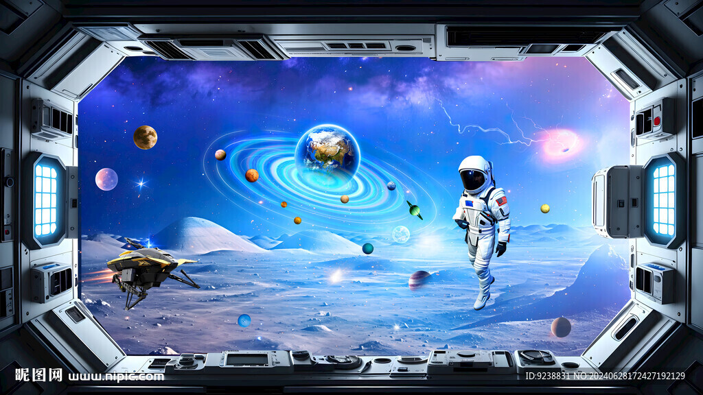 宇宙星空赛博朋克