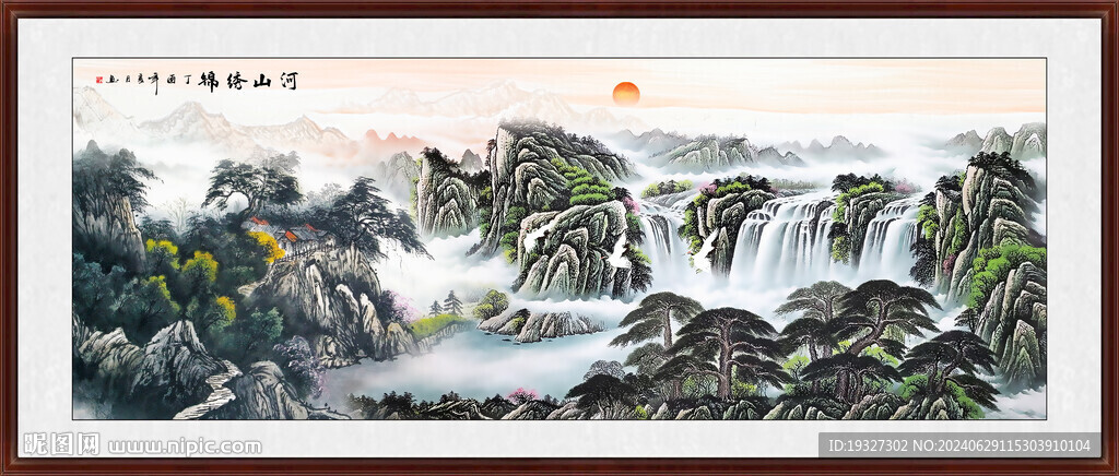 国画山水画
