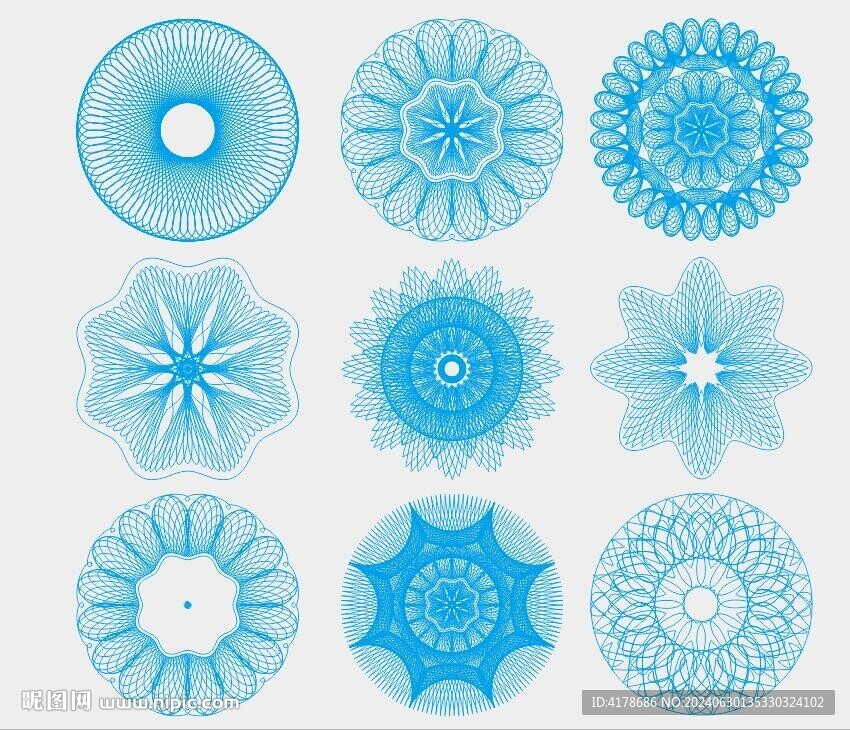 资质合格证花纹