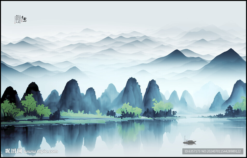 桂林水墨画
