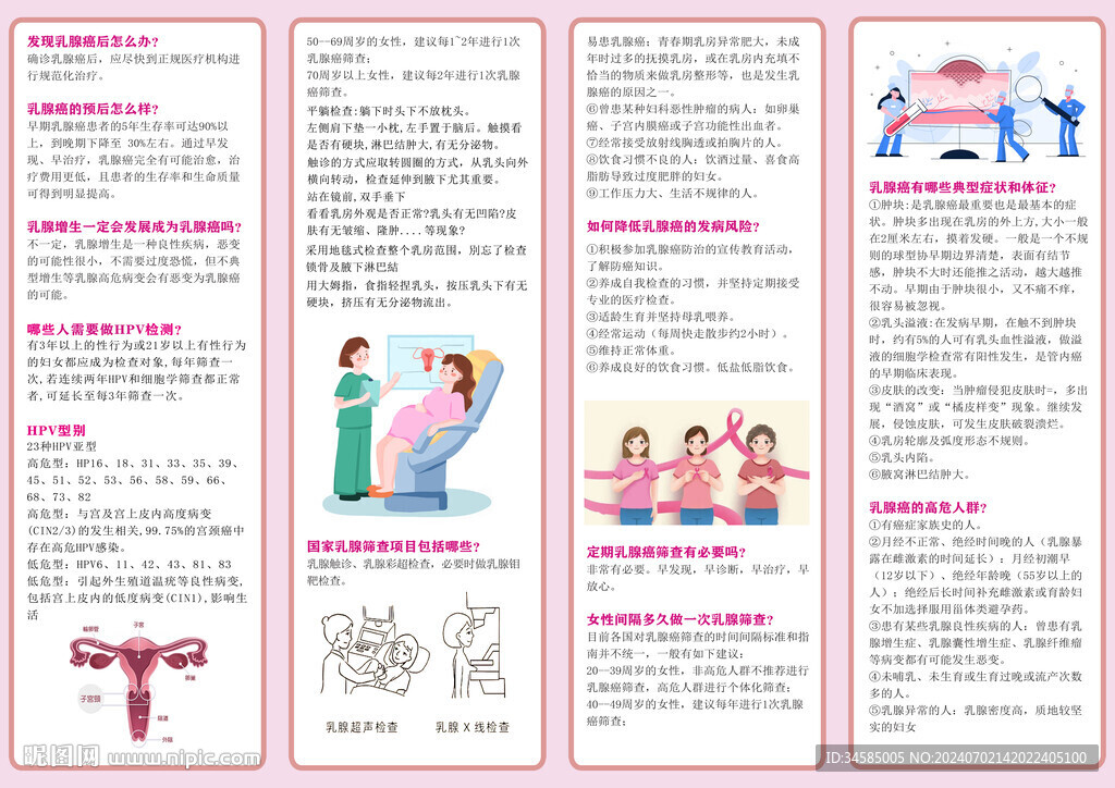 两癌宣传册
