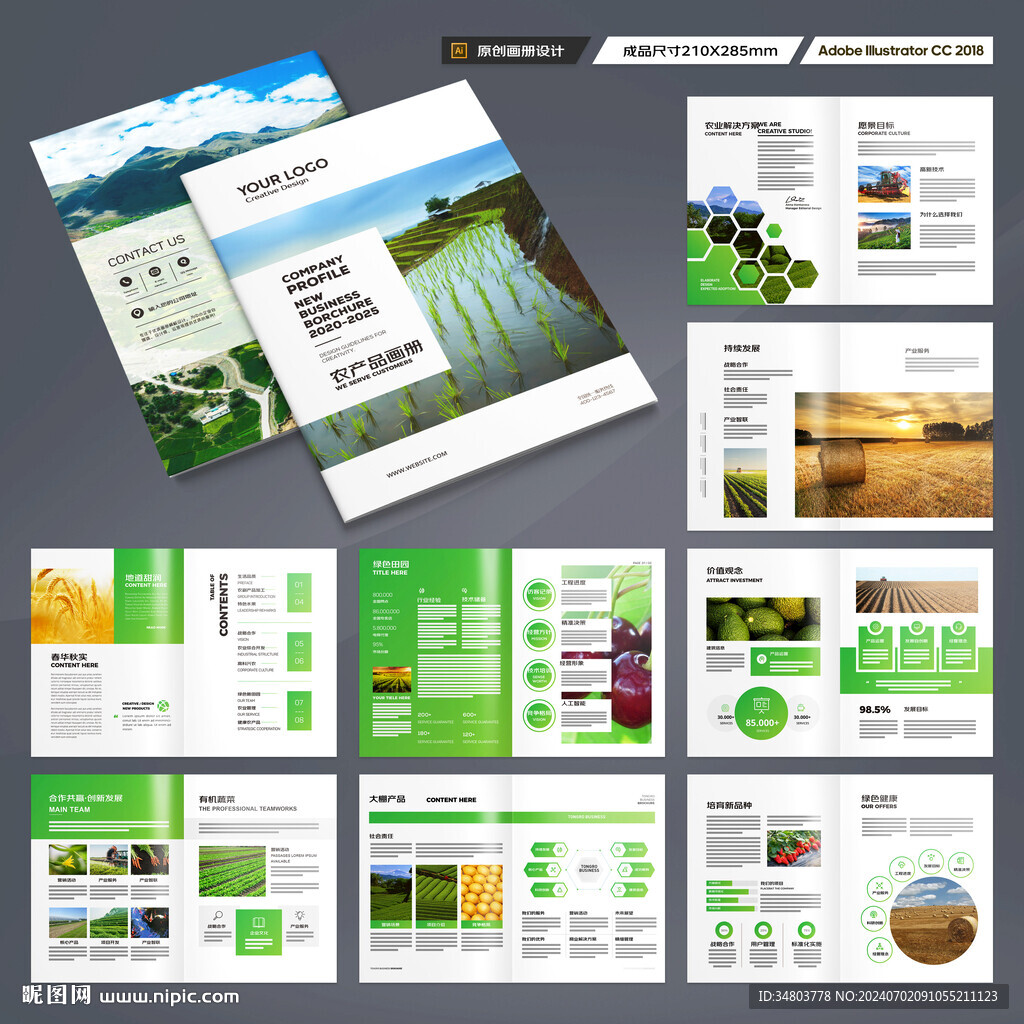 农产品画册