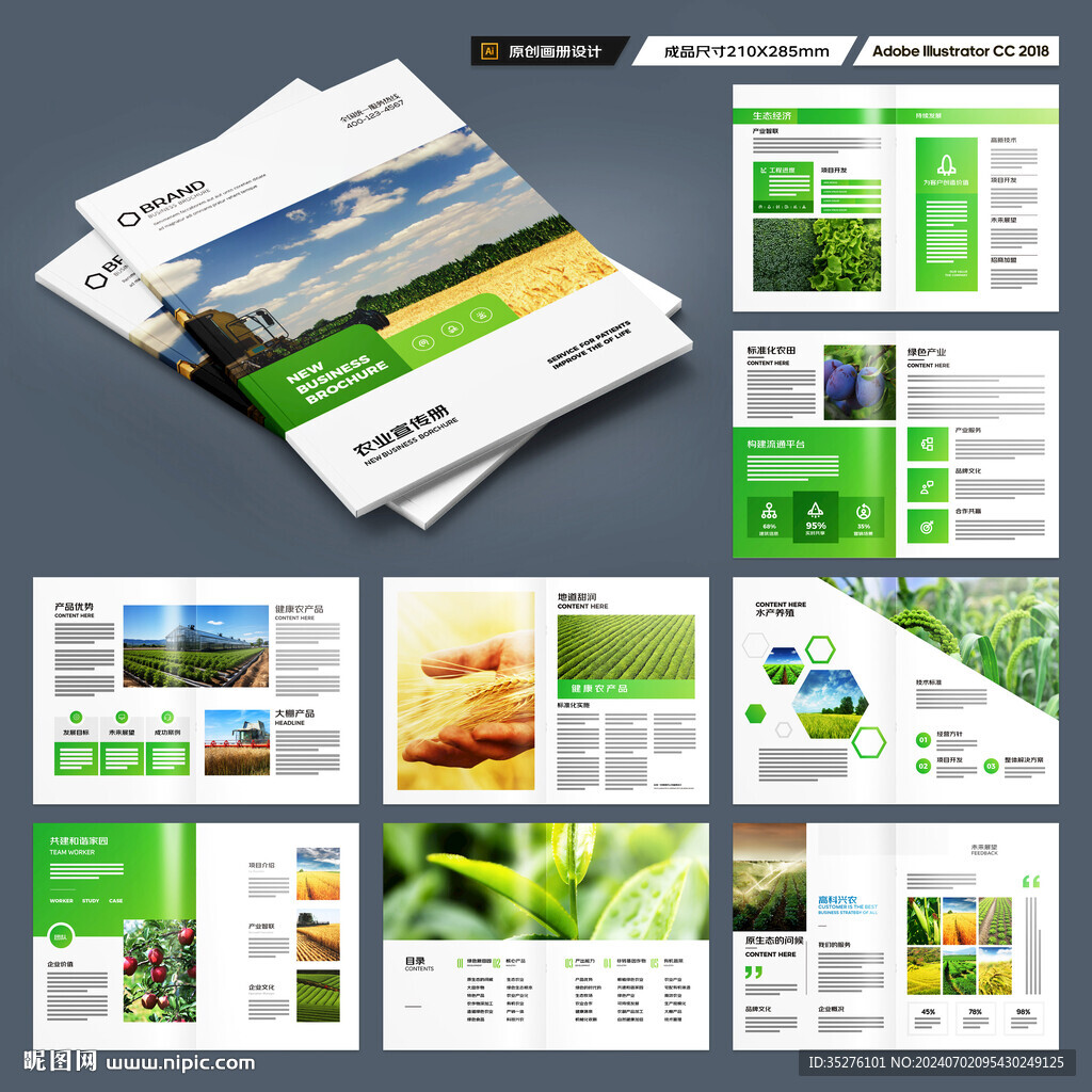 农产品画册