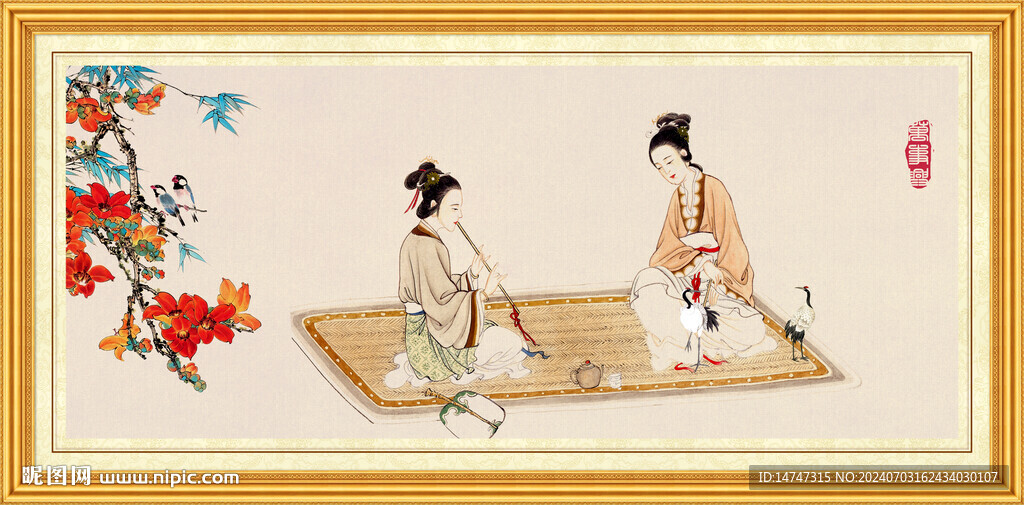 古代仕女图