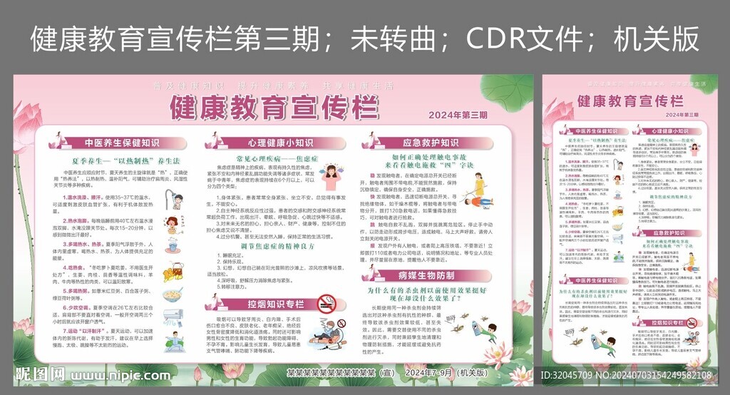 2024年健康教育宣传栏第三期