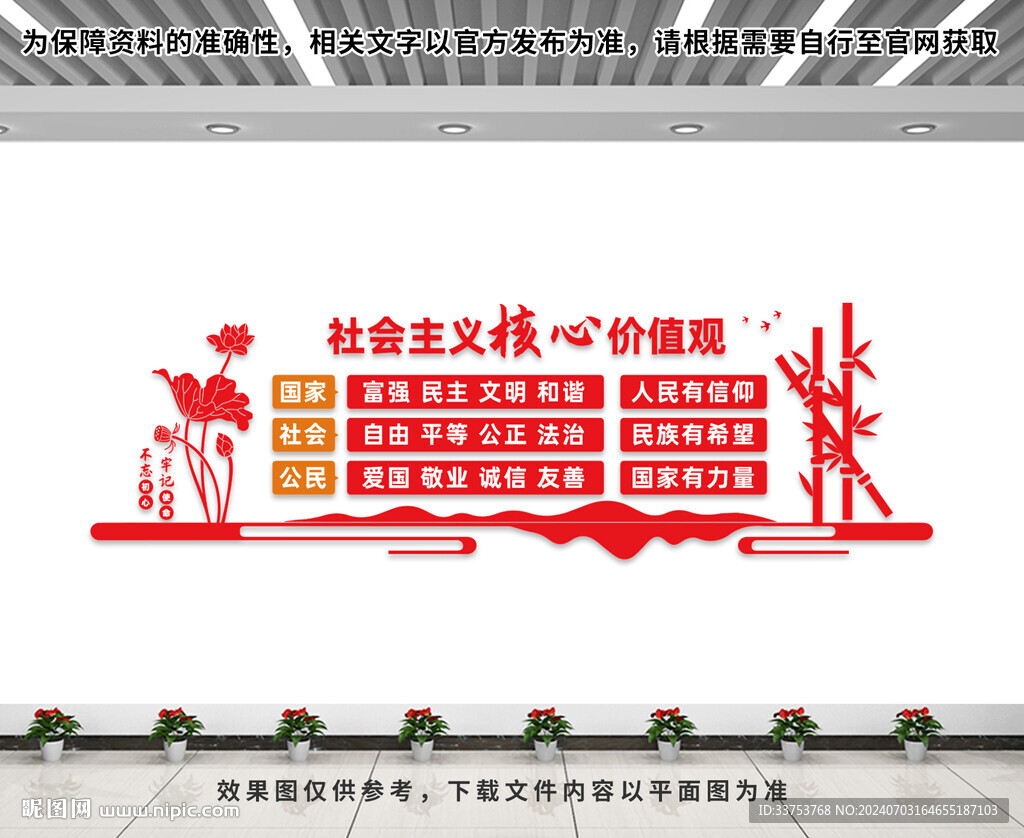 核心价值观文化墙