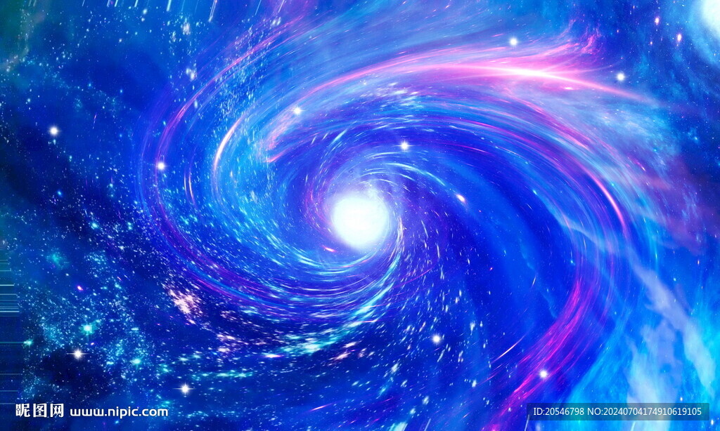 紫色旋涡星空星河