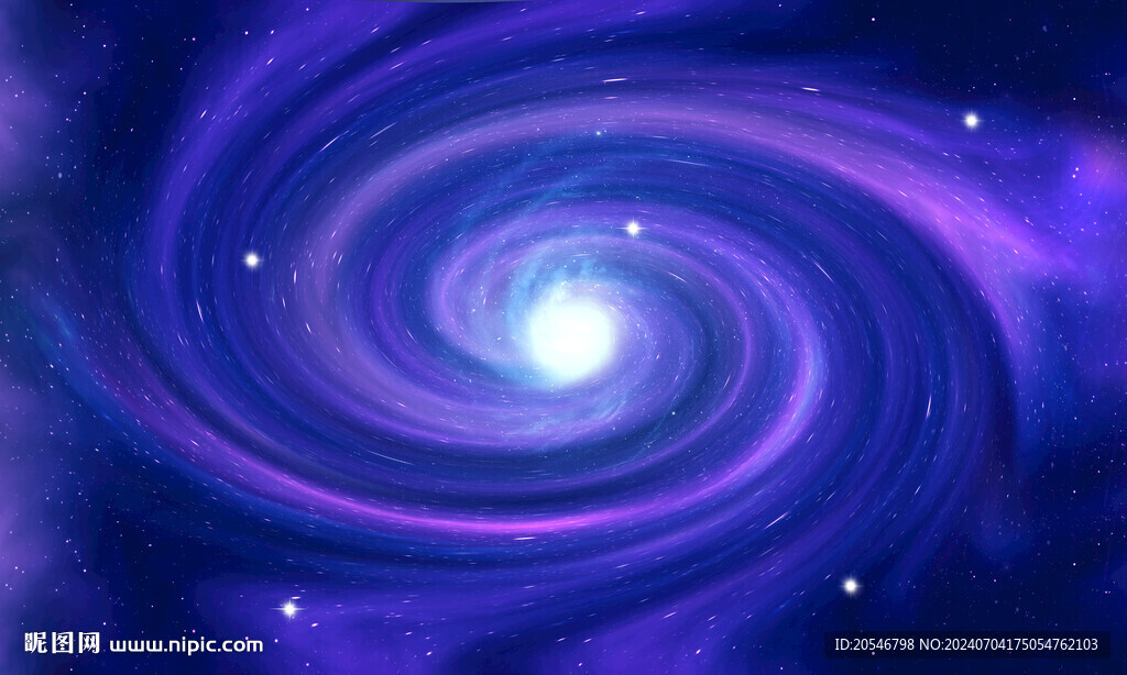 蓝色宇宙星空背景
