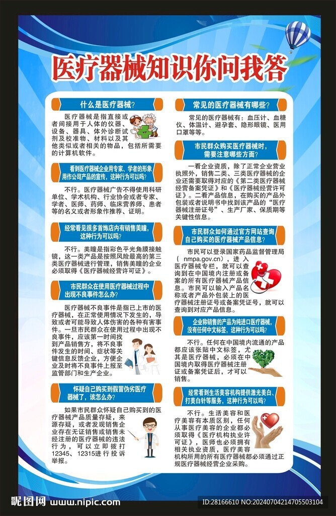 医疗器械安全宣传周海报