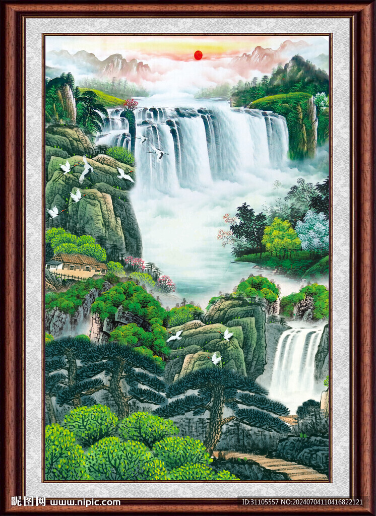 山水国画 