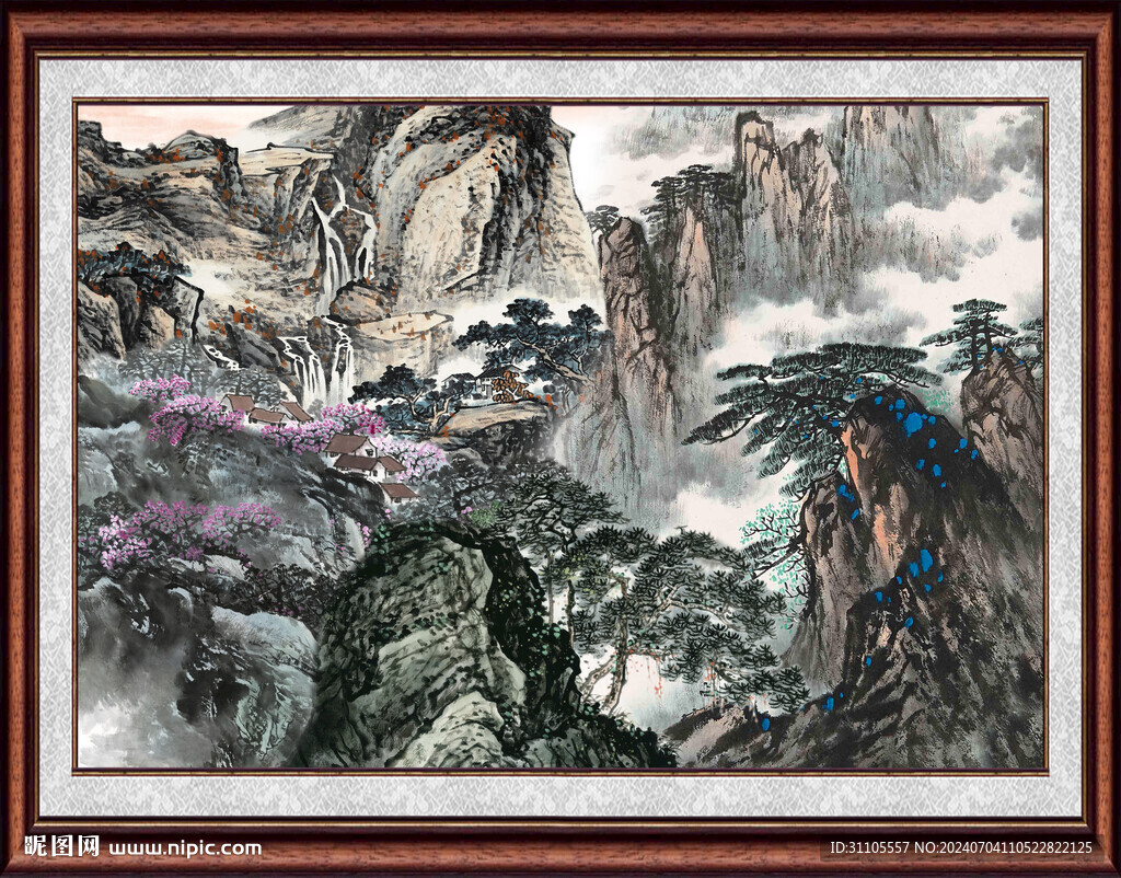 山水国画 