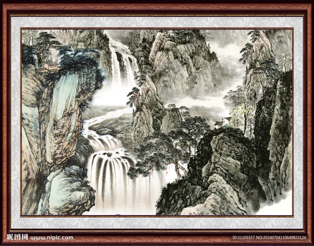 山水国画 