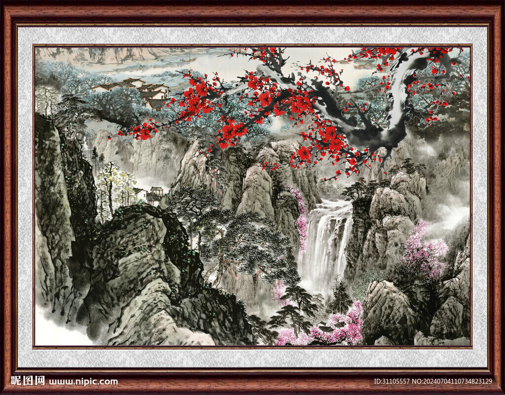 山水国画 