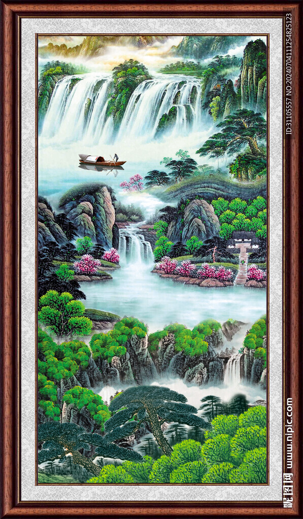 山水国画 