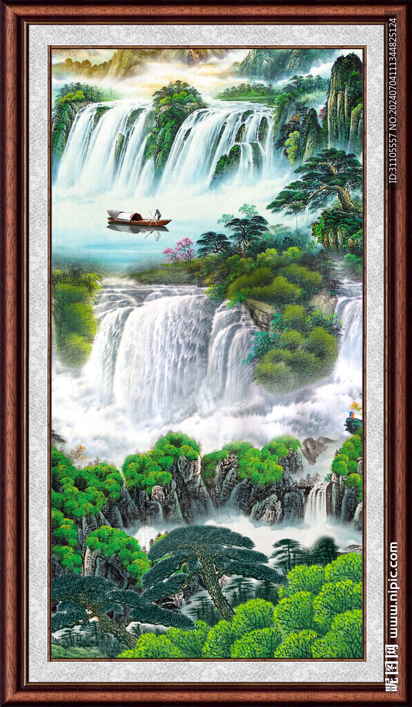 山水国画 
