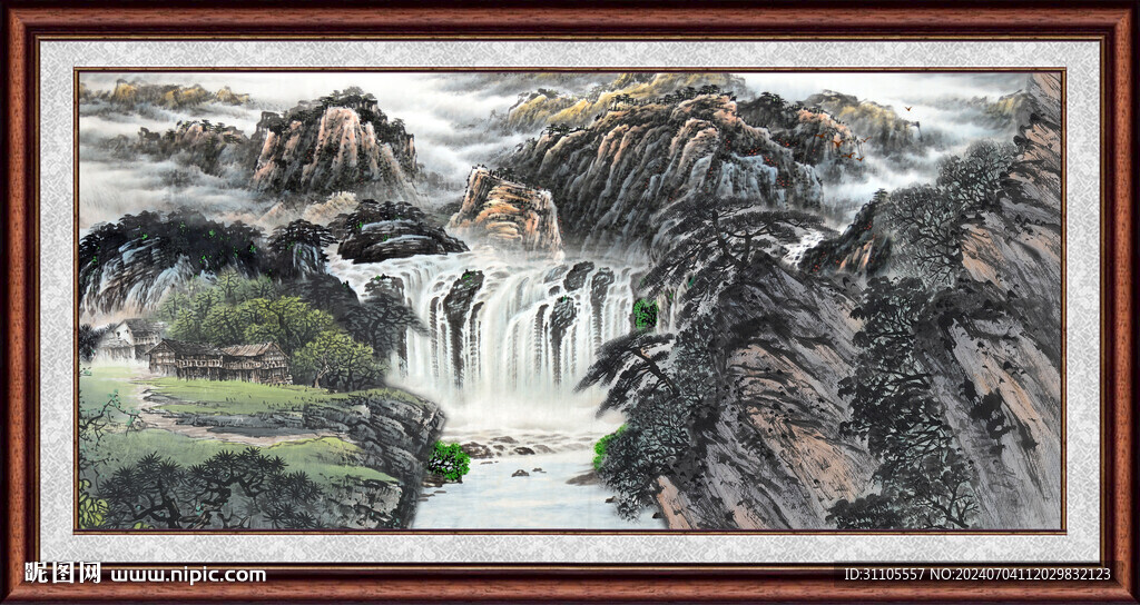 山水国画 