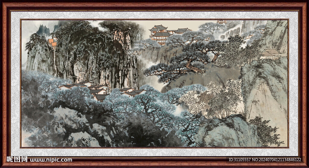 山水画风景