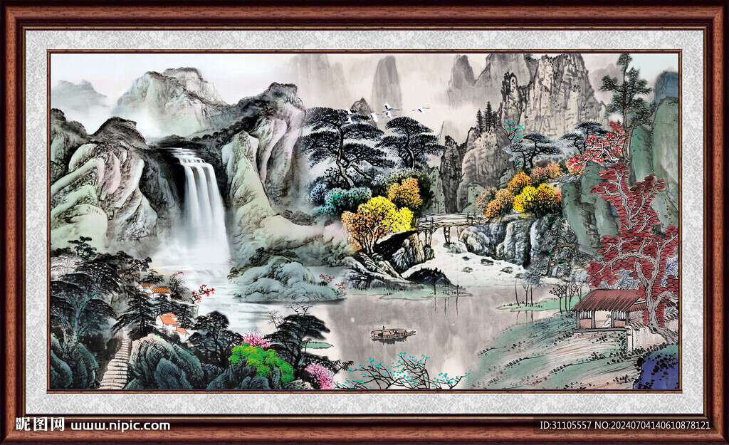 山水画 