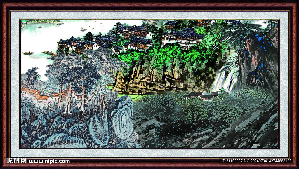 山水画 