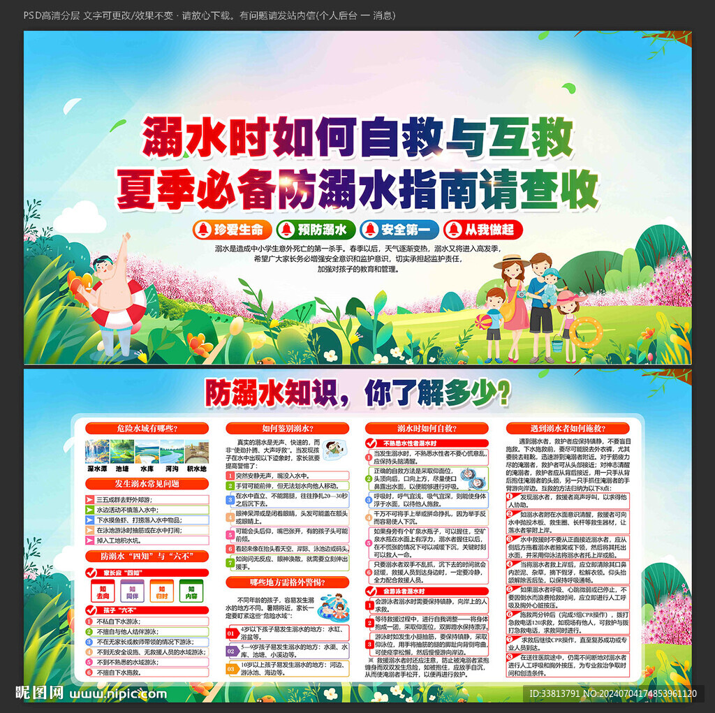 防溺水知识指南