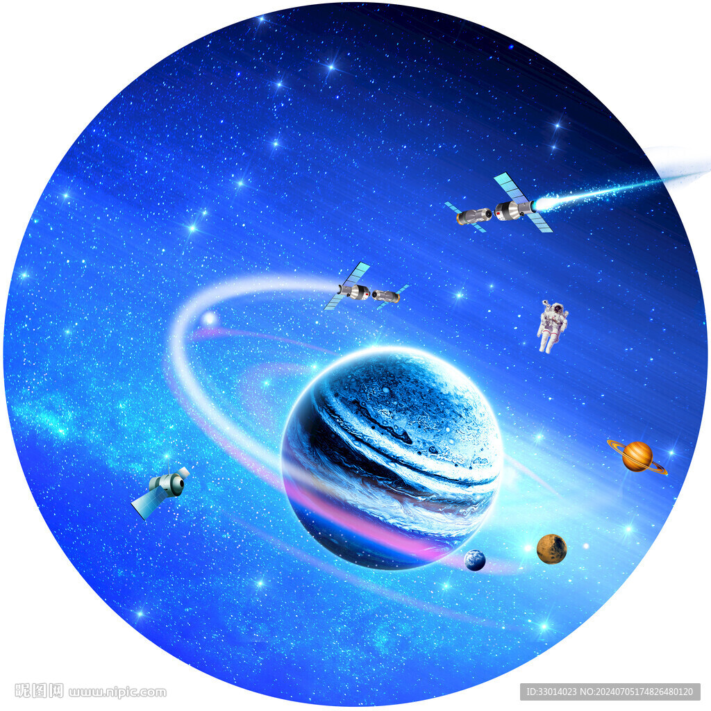 圆形星空