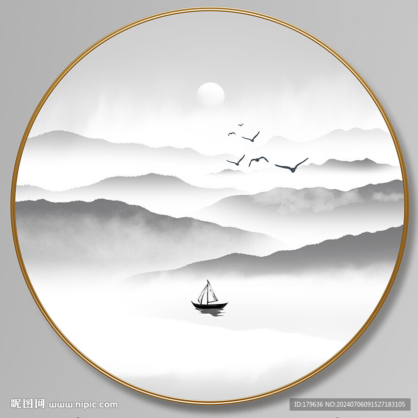 圆形装饰画