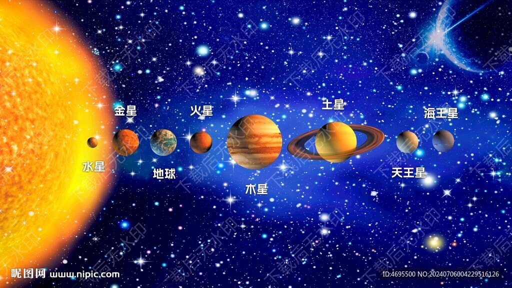 宇宙星空 太阳系 
