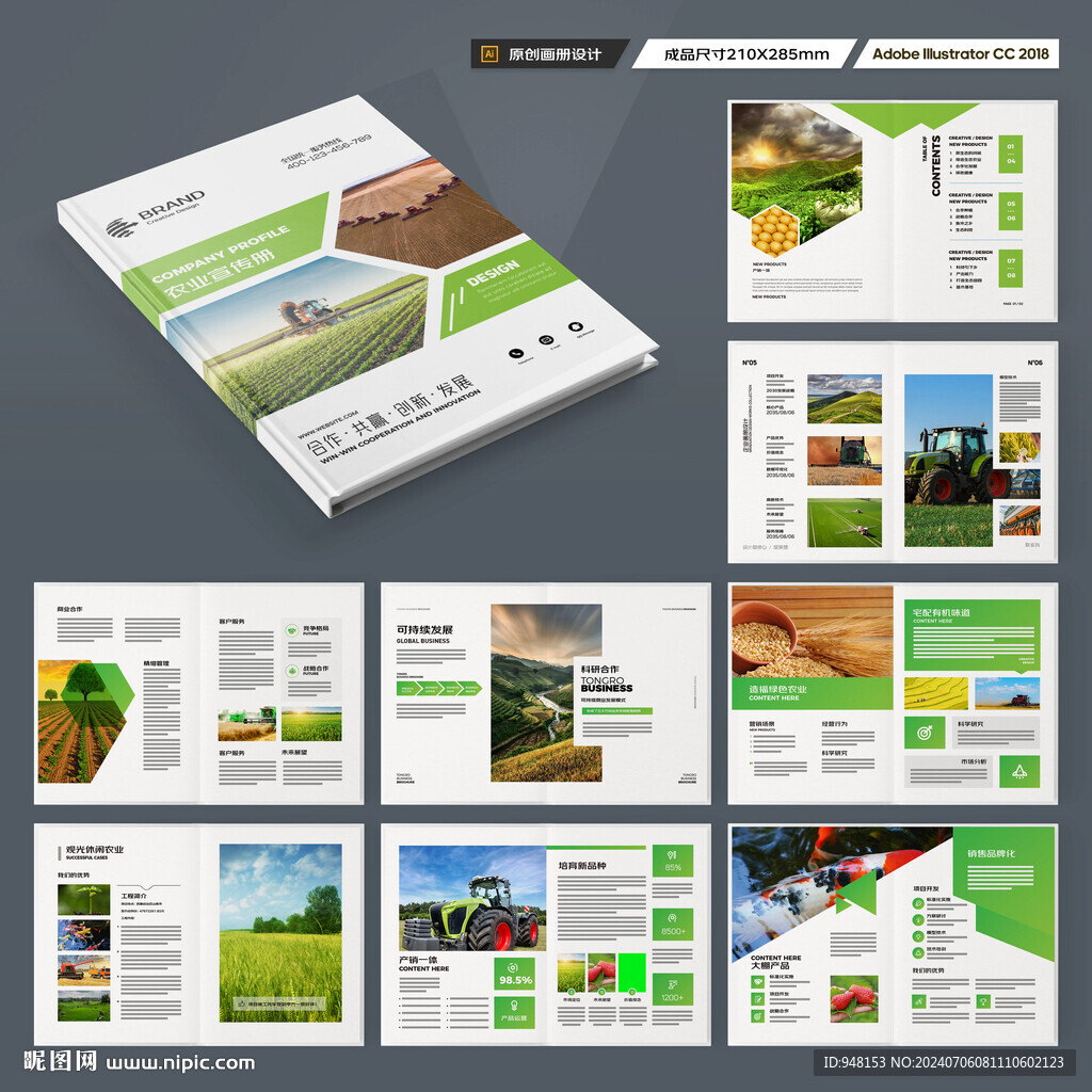 农业合作社画册