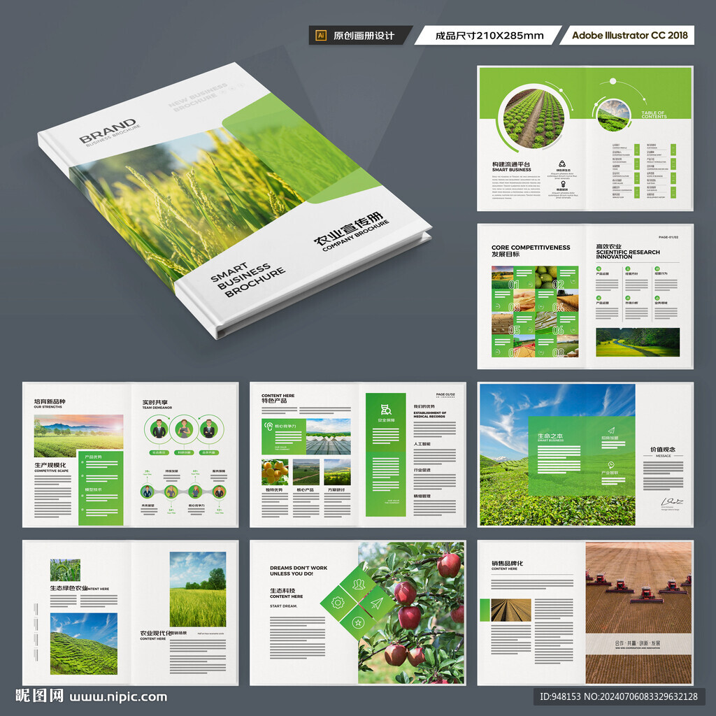 农业合作社画册