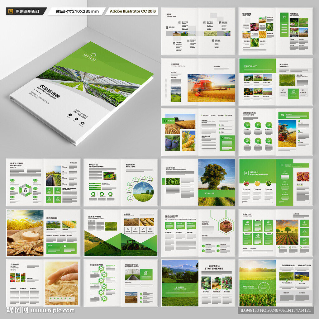 农业合作社画册