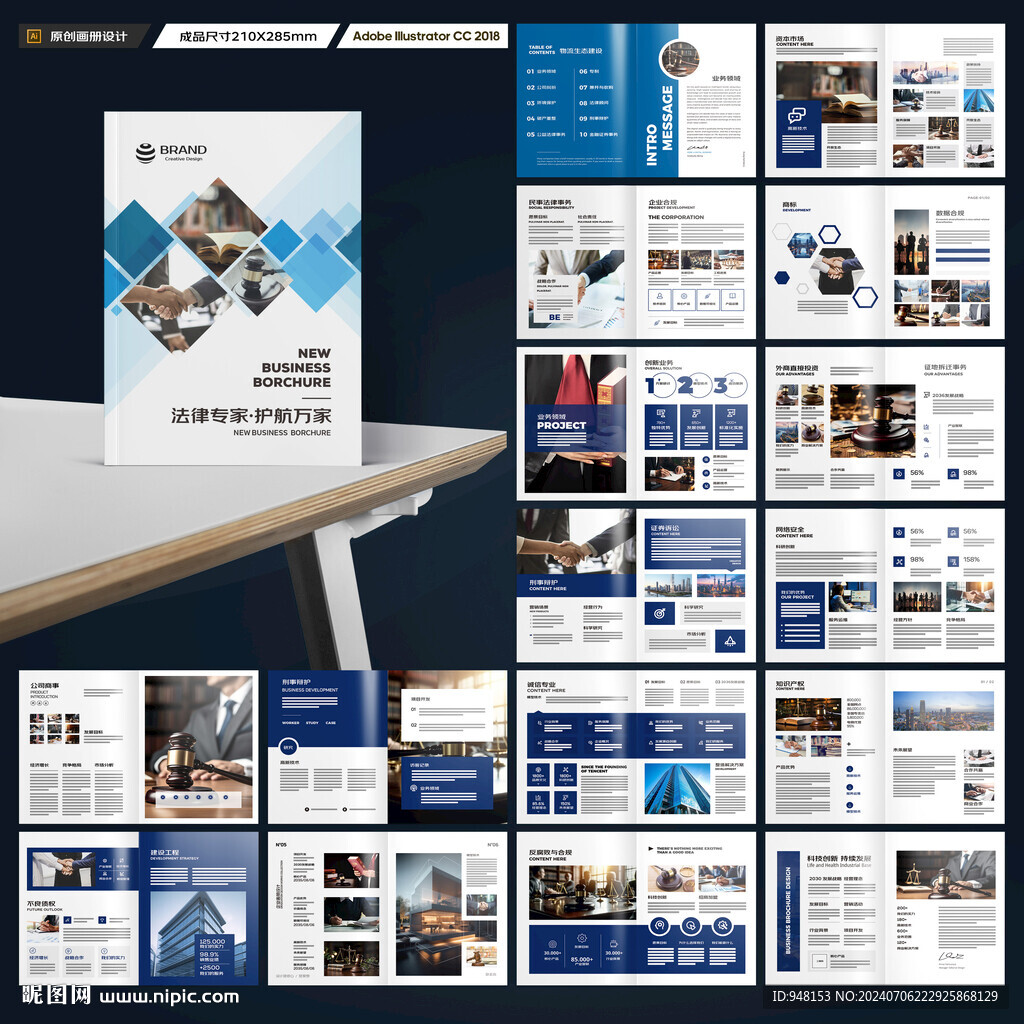 大气律师事务所画册