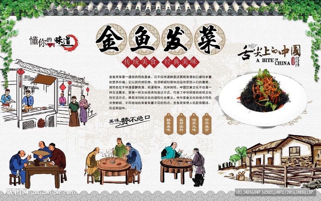 金鱼发菜 