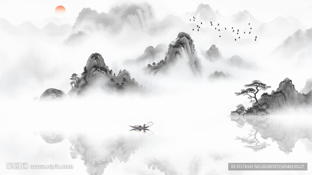 新中式背景墙