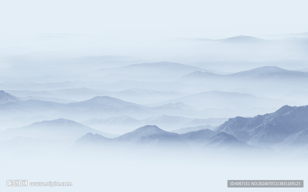 水墨意境山水画