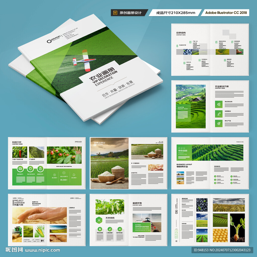 农产品宣传册