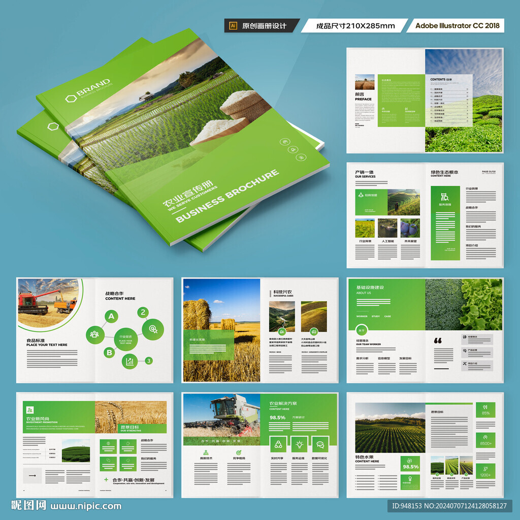 农业合作社画册