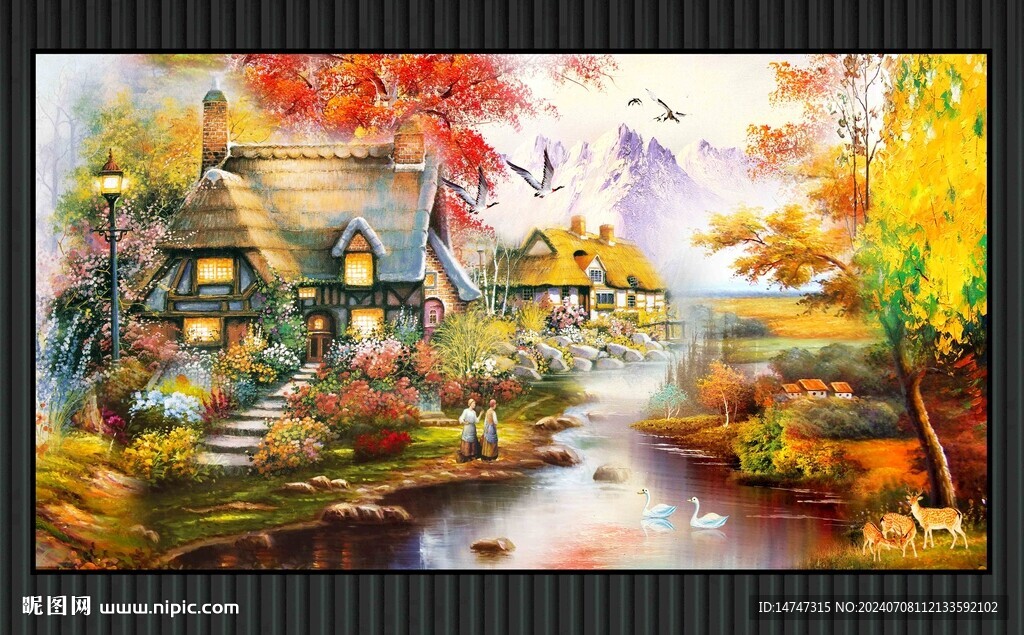 油画风景
