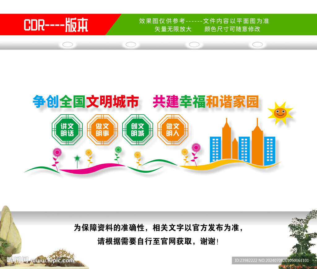 文明城市文化墙
