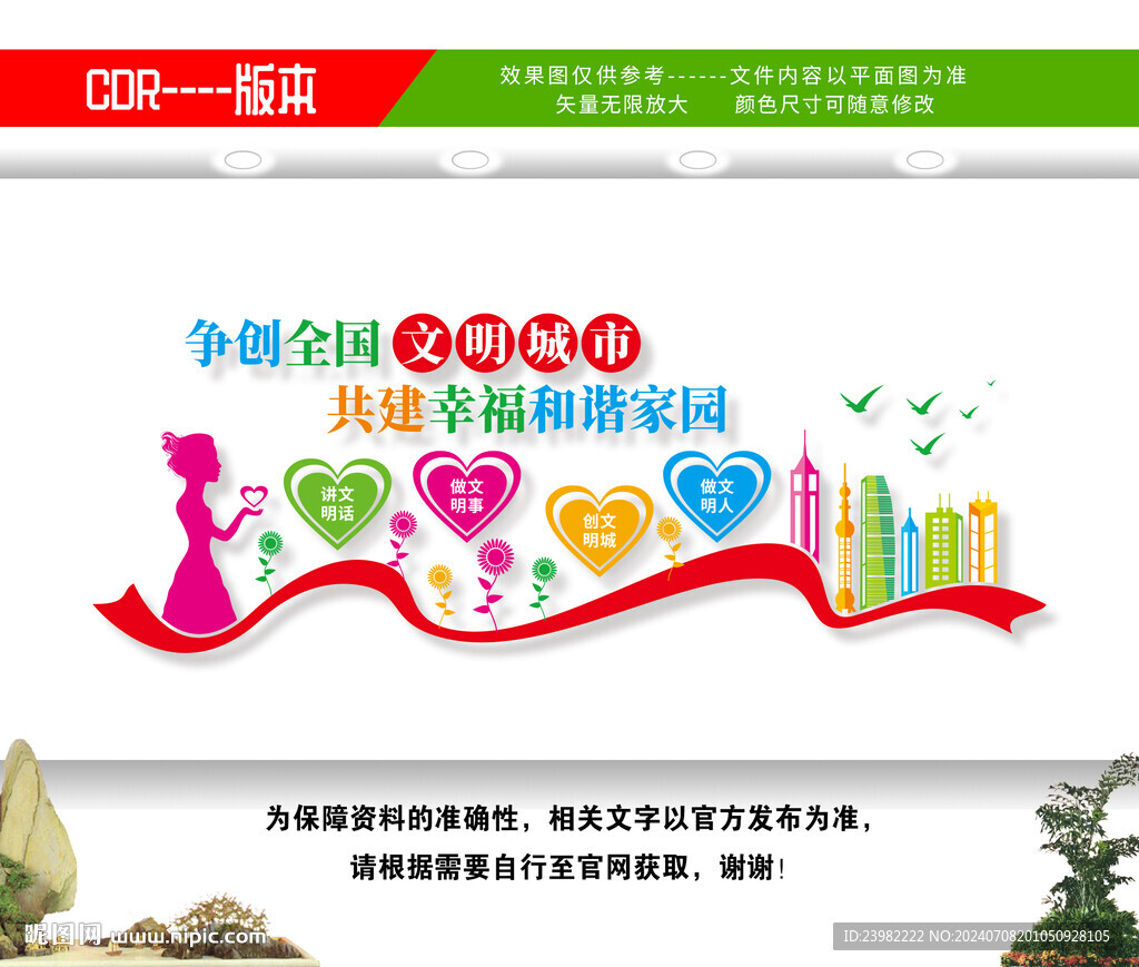 文明城市文化墙