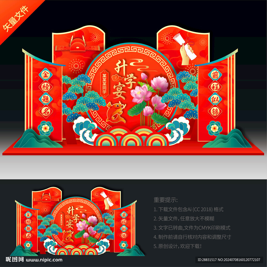 升学宴美陈