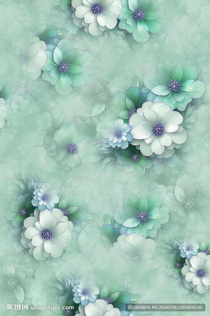 扎染花