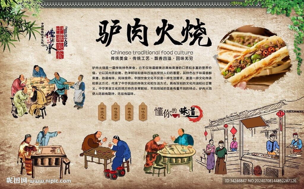  驴肉火烧 