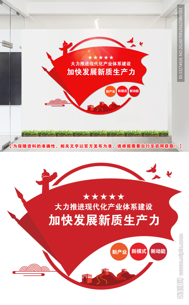 新质生产力文化墙