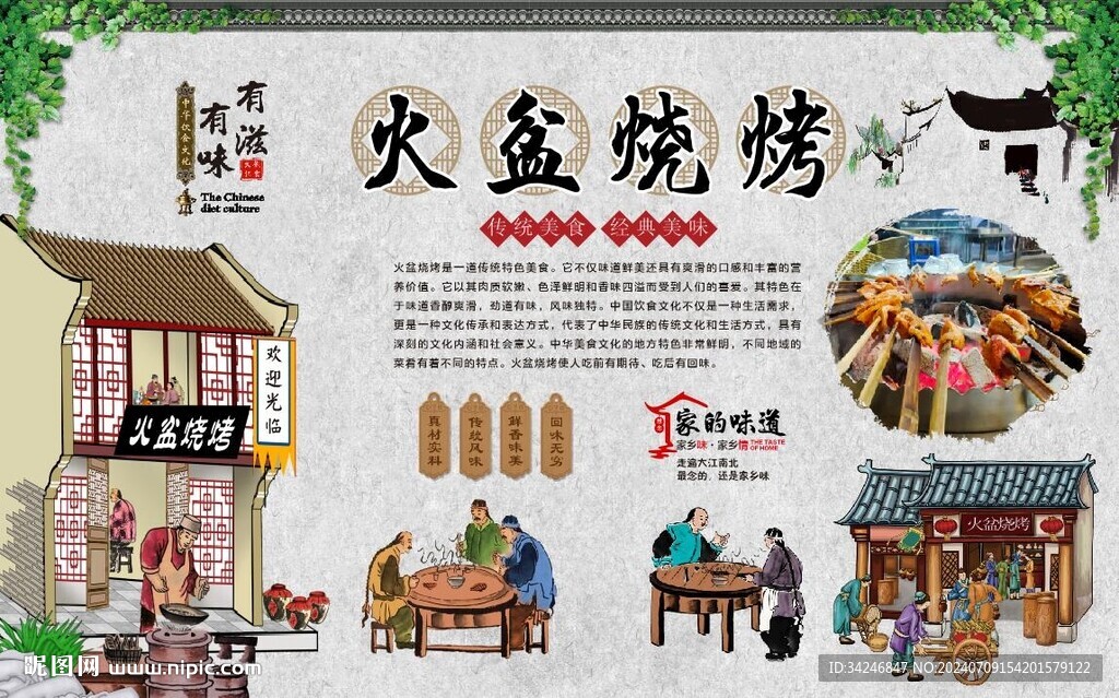 火盆烧烤 